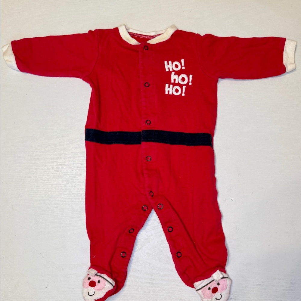 Carter’s Red Santa Suite 6month Baby Toddler One Piece Ho Ho Ho